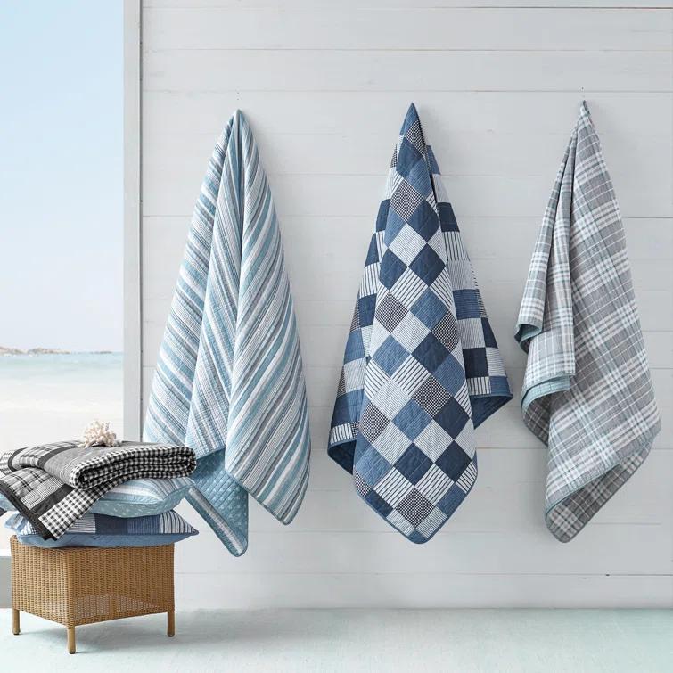 Nautica Nautica Ridgeport Cotton Reversible Quilt Set