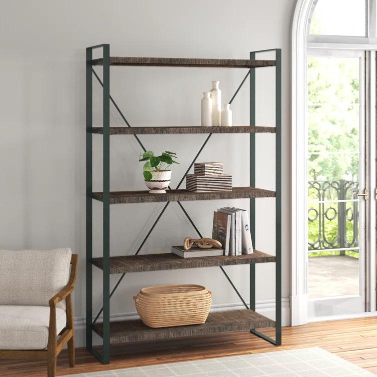 Hyde Wide Etagere Bookcase