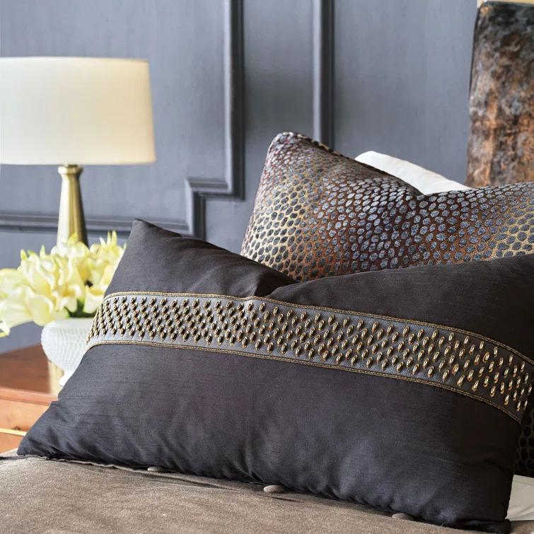 Priscilla Queen Copper and Black Cotton Duvet Cover Set