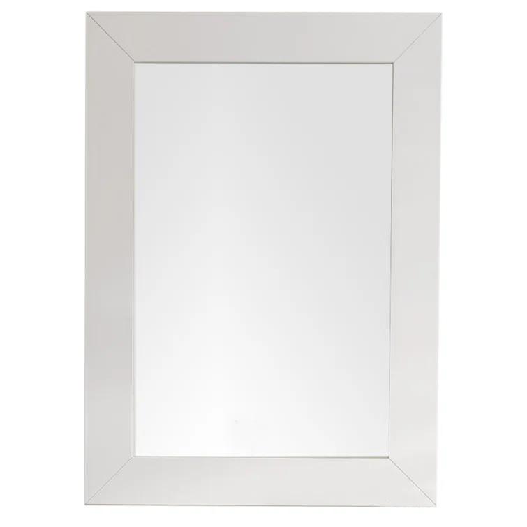 James Martin Vanities Weston 29" Rectangular Mirror, Bright White
