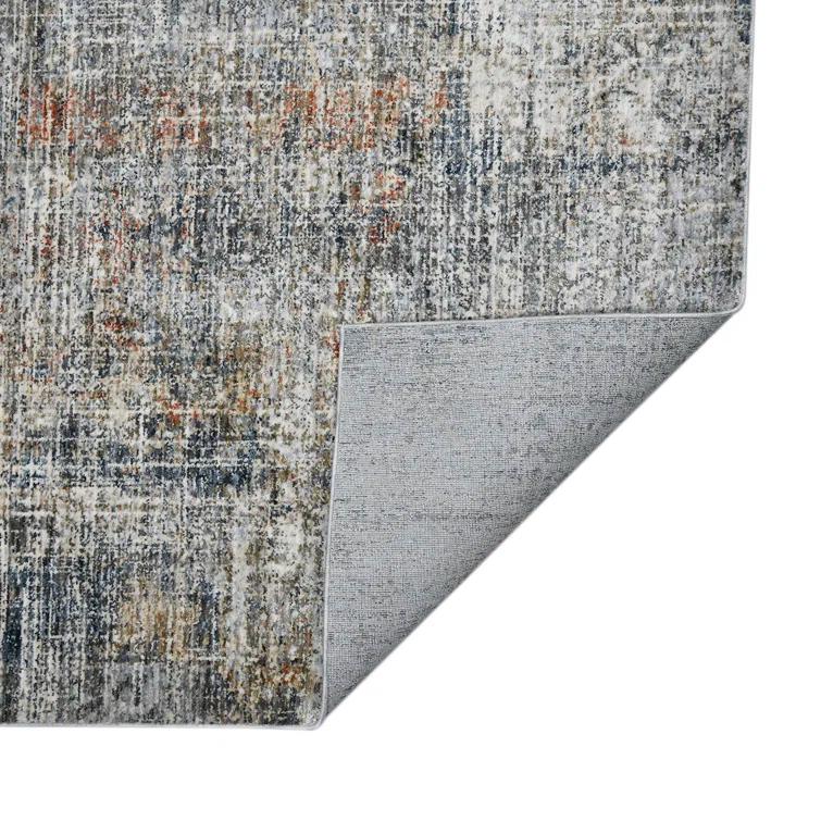 Rosslin Transitional Abstract Premium Polyester Performance Area Rug