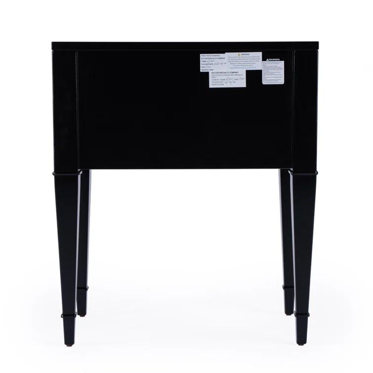 Butler Specialty Company Kai 2 Drawer End Table - Black Licorice
