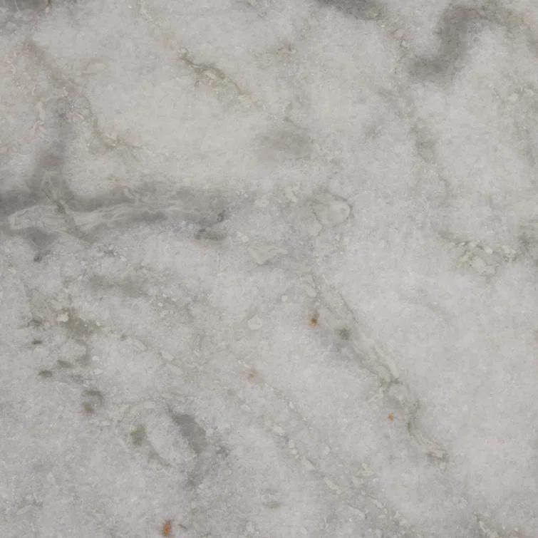 Elson 3 Drawer Marble Nightstand