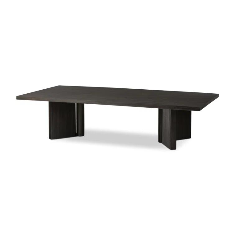 Huxley Smoked Black Veneer Rectangular Coffee Table with Storage