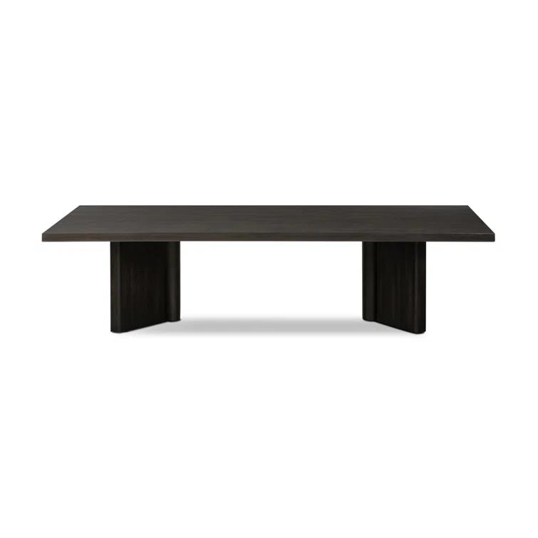Huxley Smoked Black Veneer Rectangular Coffee Table with Storage