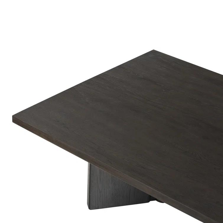 Huxley Smoked Black Veneer Rectangular Coffee Table with Storage
