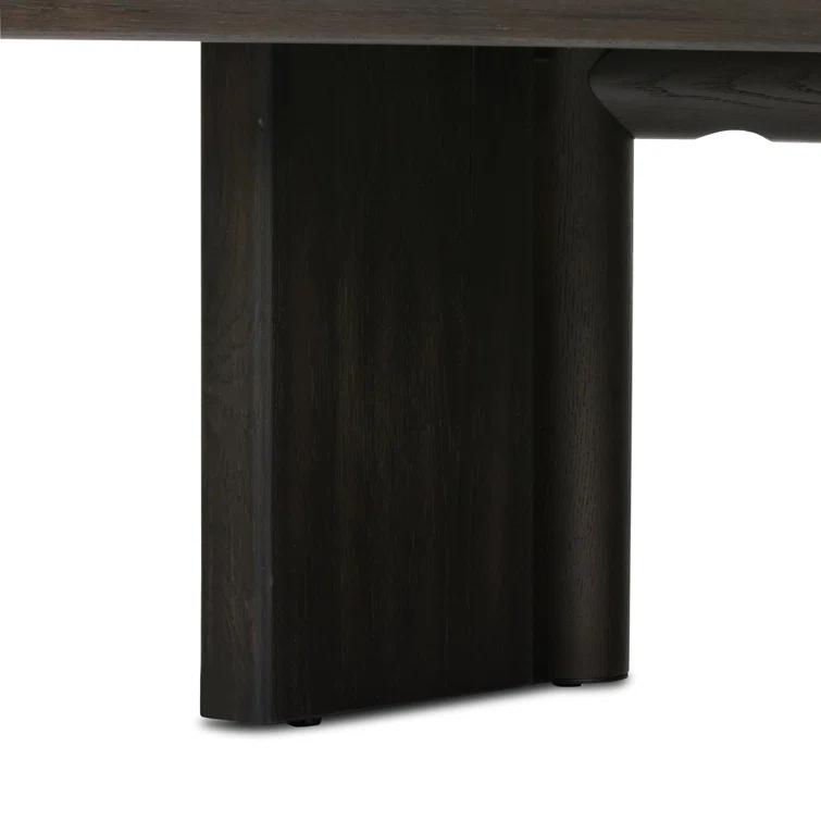 Huxley Smoked Black Veneer Rectangular Coffee Table with Storage