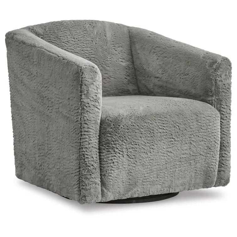 Wrought Studio™ Lagatha Upholstered Swivel Accent Chair