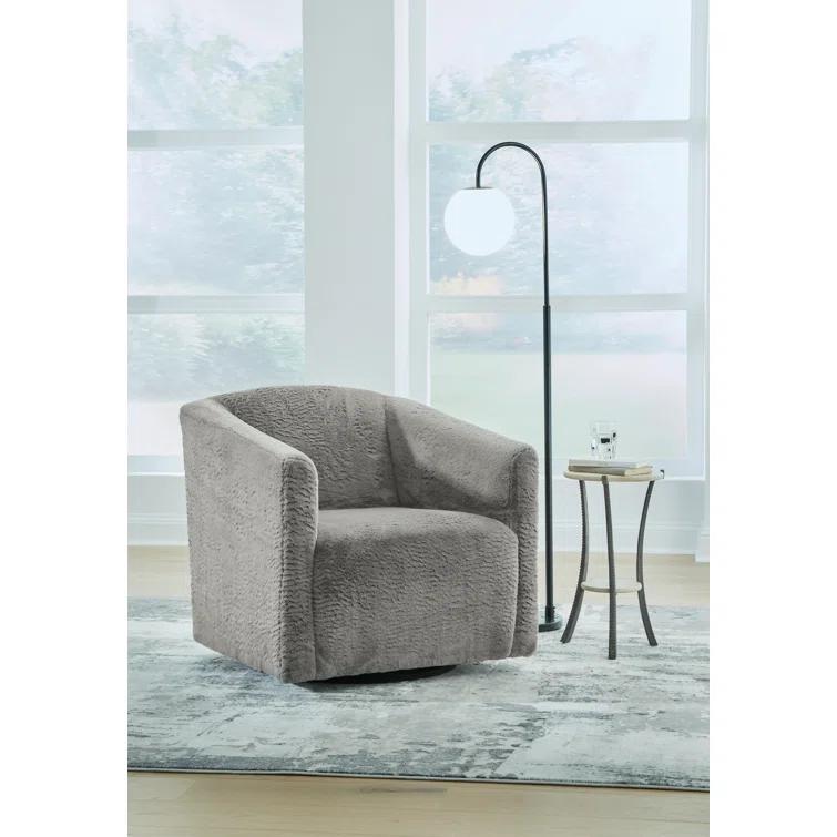 Wrought Studio™ Lagatha Upholstered Swivel Accent Chair