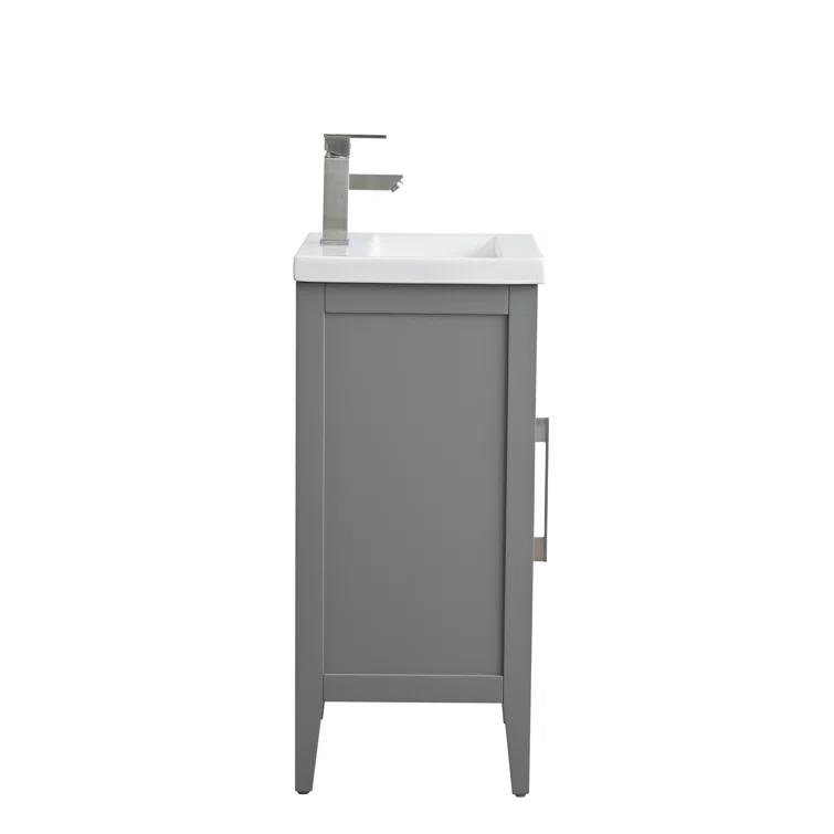 20'' Single Bathroom Vanity with Ceramic Top