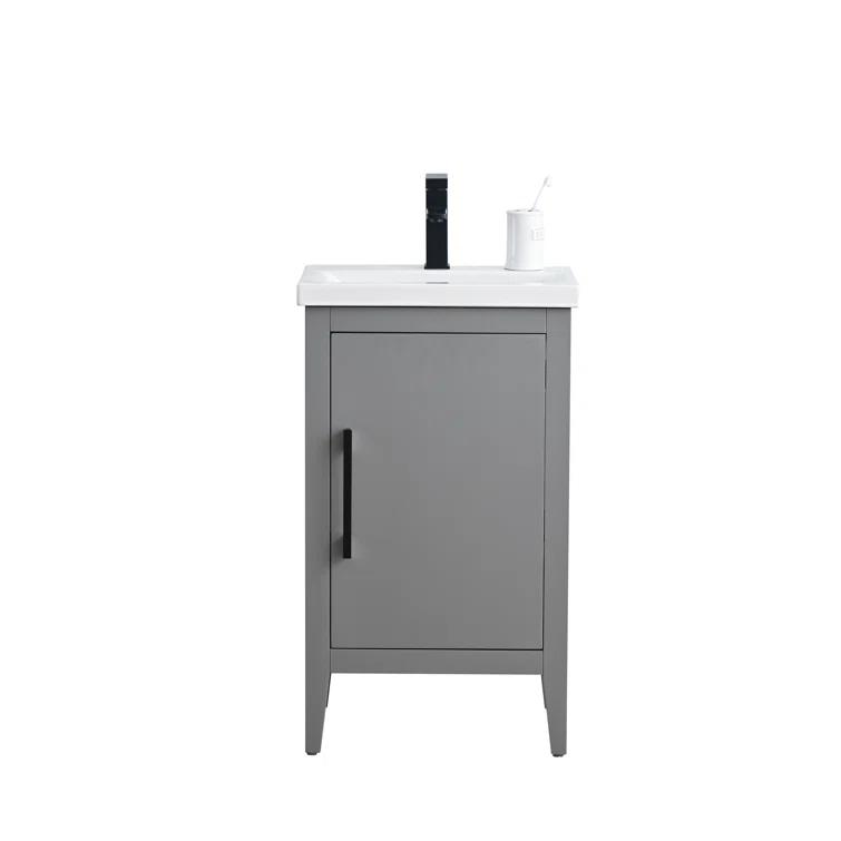 20'' Single Bathroom Vanity with Ceramic Top