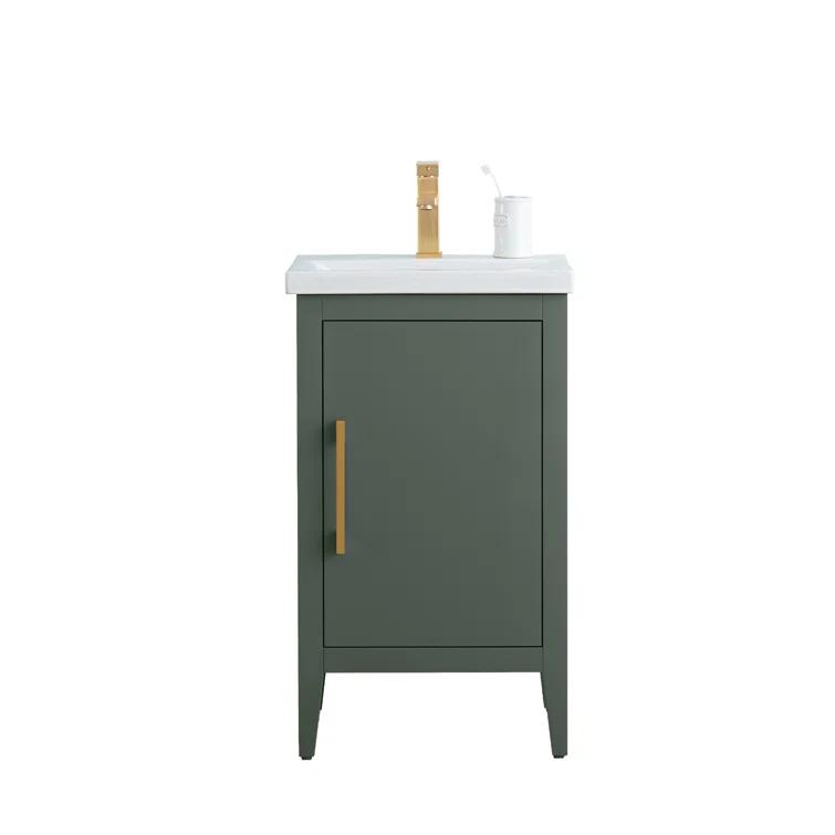 20'' Single Bathroom Vanity with Ceramic Top