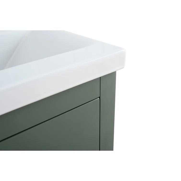 20'' Single Bathroom Vanity with Ceramic Top