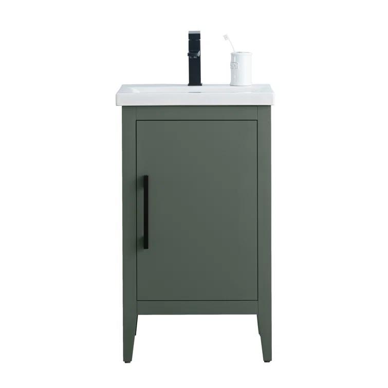 20'' Single Bathroom Vanity with Ceramic Top