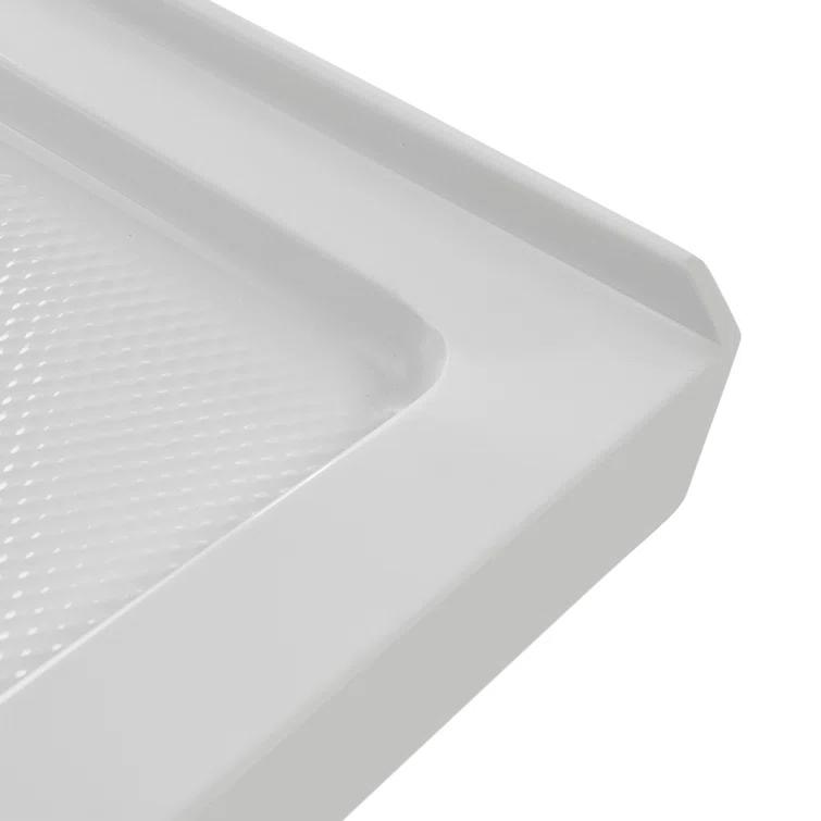 48" W x 36" D Rectangular Acrylic Shower Base, Drain Included