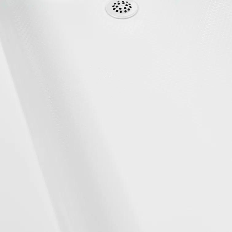 60" x 32" Acrylic Soaking Drop-In Bathtub, Drain Included