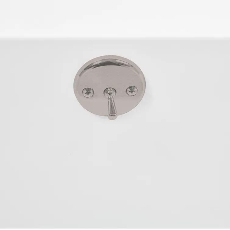 60" x 32" Acrylic Soaking Drop-In Bathtub, Drain Included