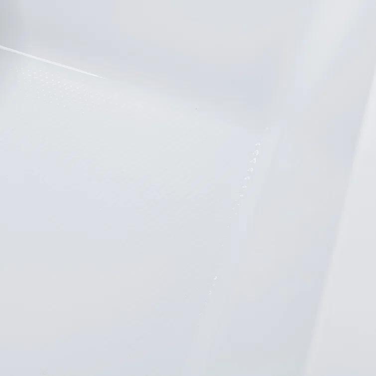 Streamline Bath 60" x 32" Acrylic Soaking Drop-In Bathtub, Drain Included N-4120-712-WH