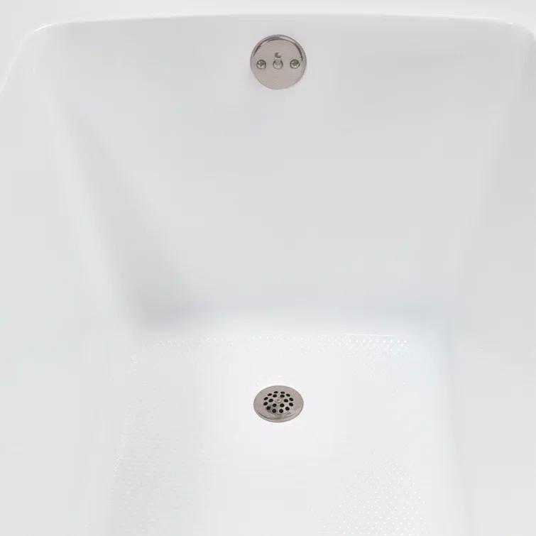 60'' x 32'' Acrylic Soaking Drop-In Bathtub, Drain Included