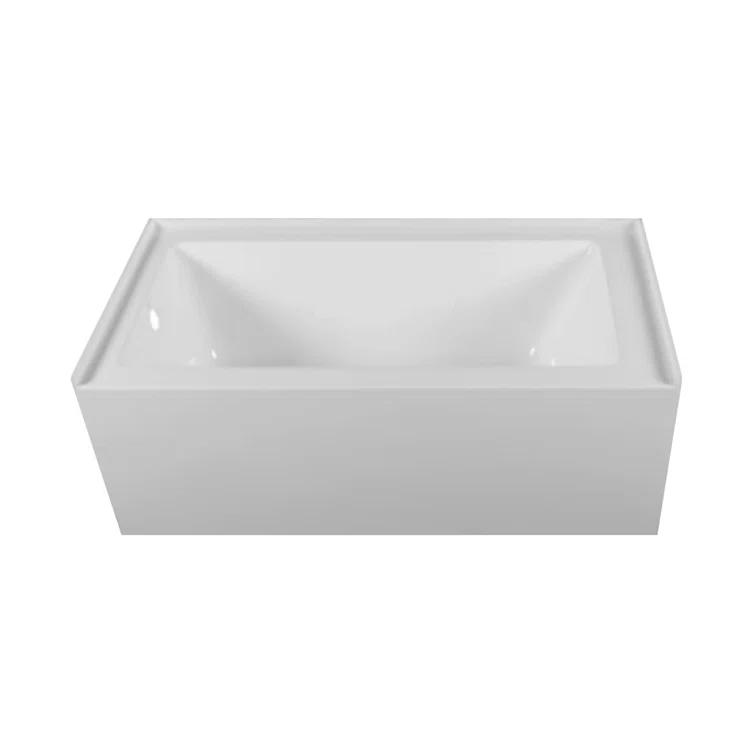 Apron Soaking Acrylic Bathtub