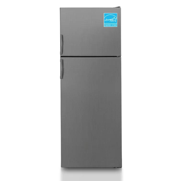 Equator Advanced Appliances Equator 14.3 cf Stainless Refrigerator-Freezer Top Mount Frost Free E-Star Europe RF 142 S
