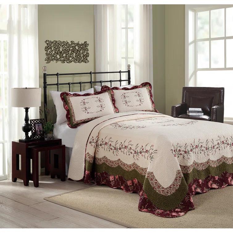 Modern Heirloom Brooke Embroidered Floral Single Pillow Sham