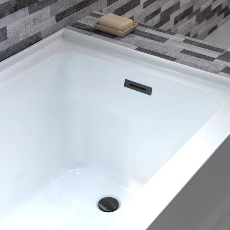 Vine 60'' x 30'' Alcove / Tile In Soaking Acrylic Bathtub