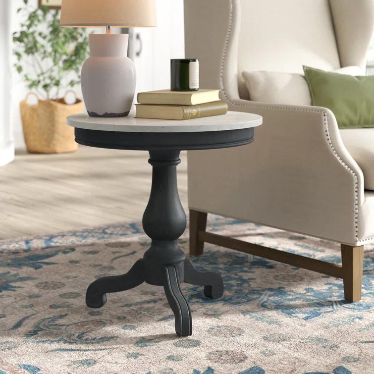 Aberdale End Table with Marble Top