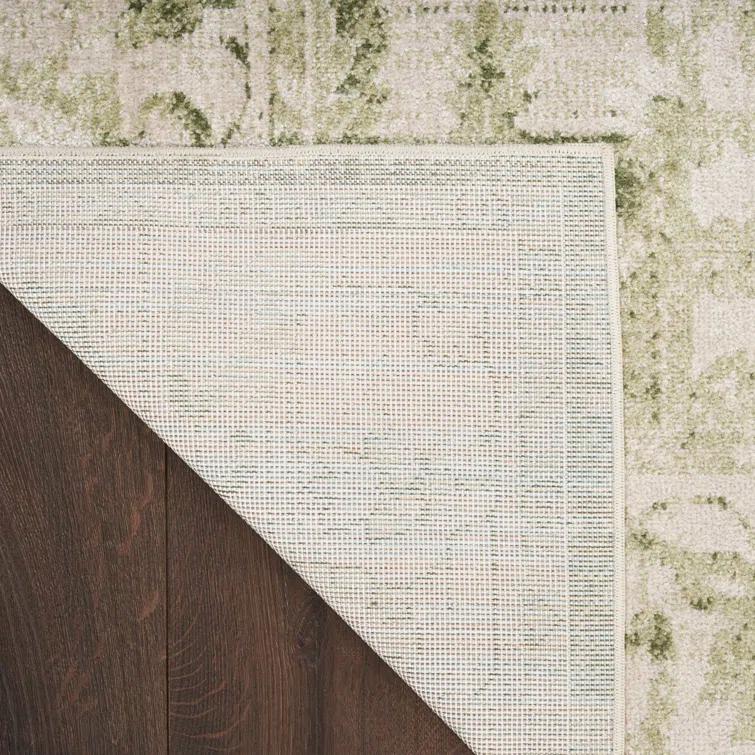 Haydel Machine Washable Area Rug in Ivory