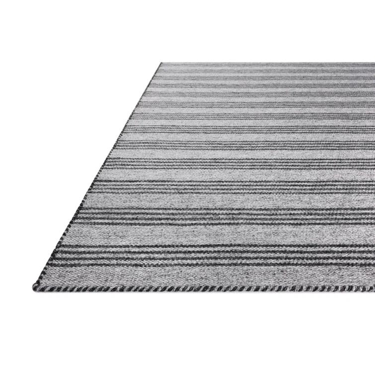 Magnolia Home by Joanna Gaines x Loloi Indoor / Outdoor Charlie Dove / Charcoal Area Rug