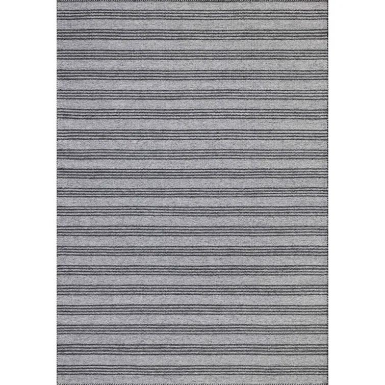Magnolia Home by Joanna Gaines x Loloi Indoor / Outdoor Charlie Dove / Charcoal Area Rug