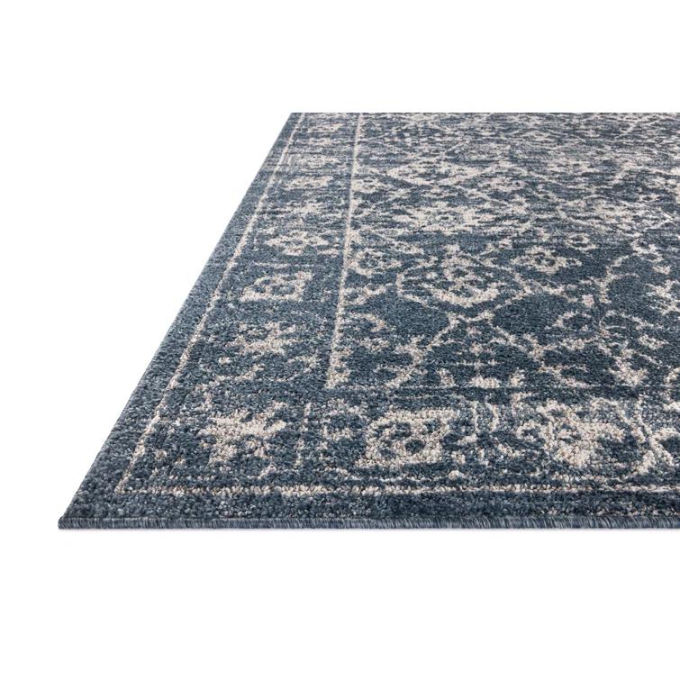 Magnolia Home by Joanna Gaines x Loloi Gigi Navy / Stone Area Rug