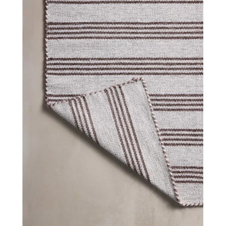 Magnolia Home by Joanna Gaines x Loloi Indoor / Outdoor Charlie Silver / Bark Area Rug