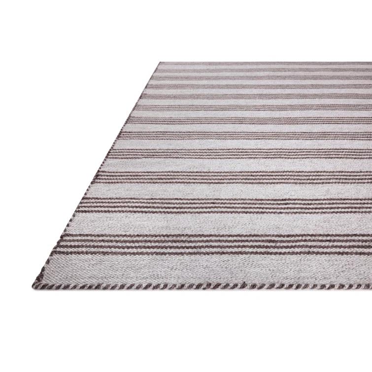 Magnolia Home by Joanna Gaines x Loloi Indoor / Outdoor Charlie Silver / Bark Area Rug