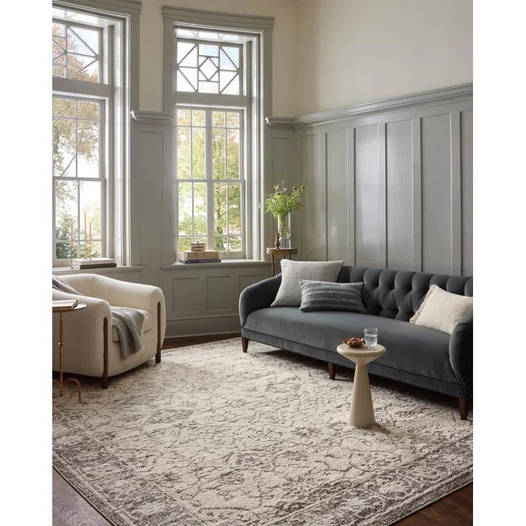 Magnolia Home by Joanna Gaines x Loloi Gigi Ivory / Stone Area Rug