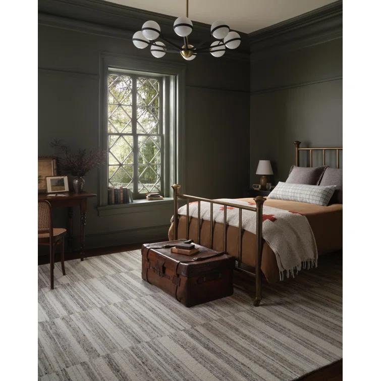 Magnolia Home by Joanna Gaines x Loloi Rae Stone / Ivory Area Rug
