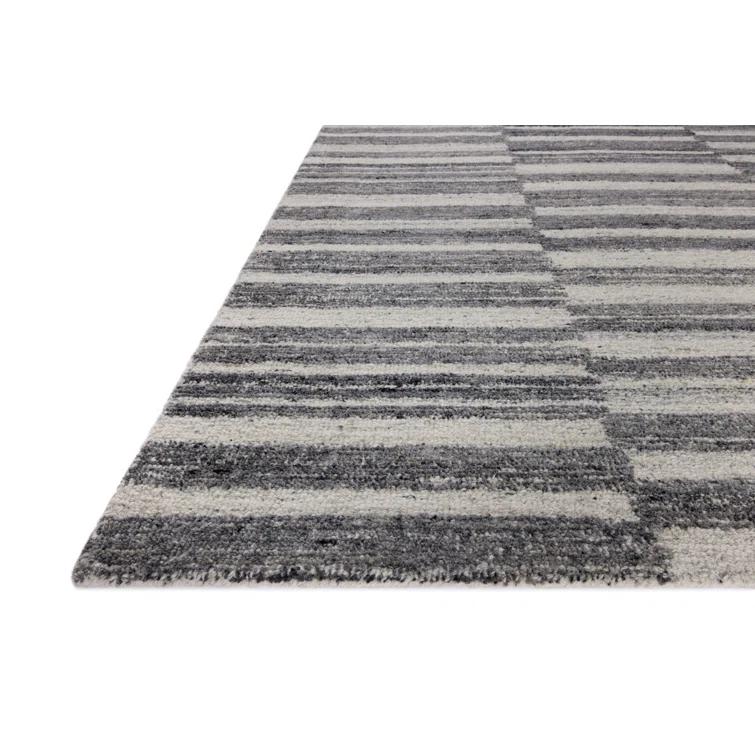 Magnolia Home by Joanna Gaines x Loloi Rae Charcoal / Mist Area Rug