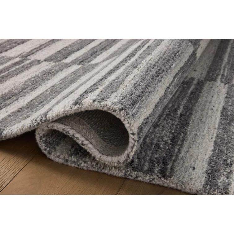 Magnolia Home by Joanna Gaines x Loloi Rae Charcoal / Mist Area Rug