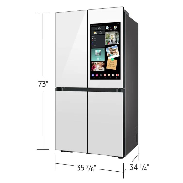 Samsung Bespoke 4-Door Flex Refrigerator 29 cu. ft. in with AI Family Hub+ and AI Vision Inside