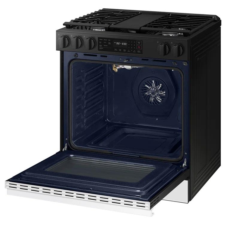 Samsung Bespoke Smart Slide-In Gas Range 6.0 cu. ft. with Air Fry and Precision Knobs