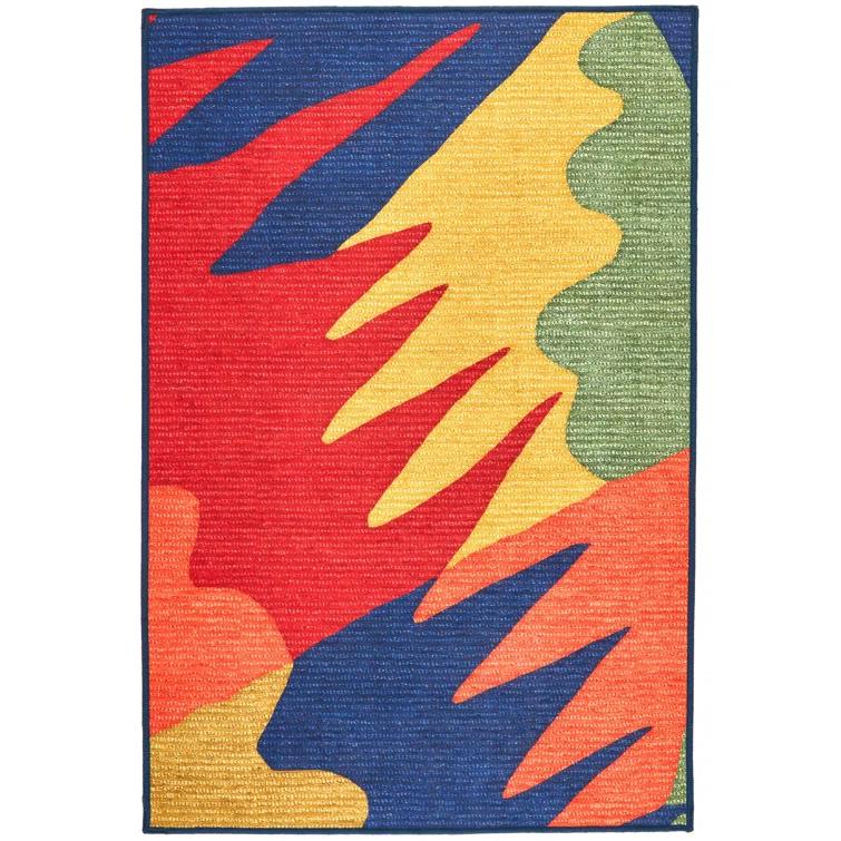 Dash and Albert Rugs Graphic Kit Kemp x Annie Selke Graphic Multi Machine Washable Rug