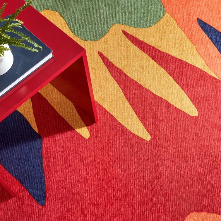 Dash and Albert Rugs Graphic Kit Kemp x Annie Selke Graphic Multi Machine Washable Rug