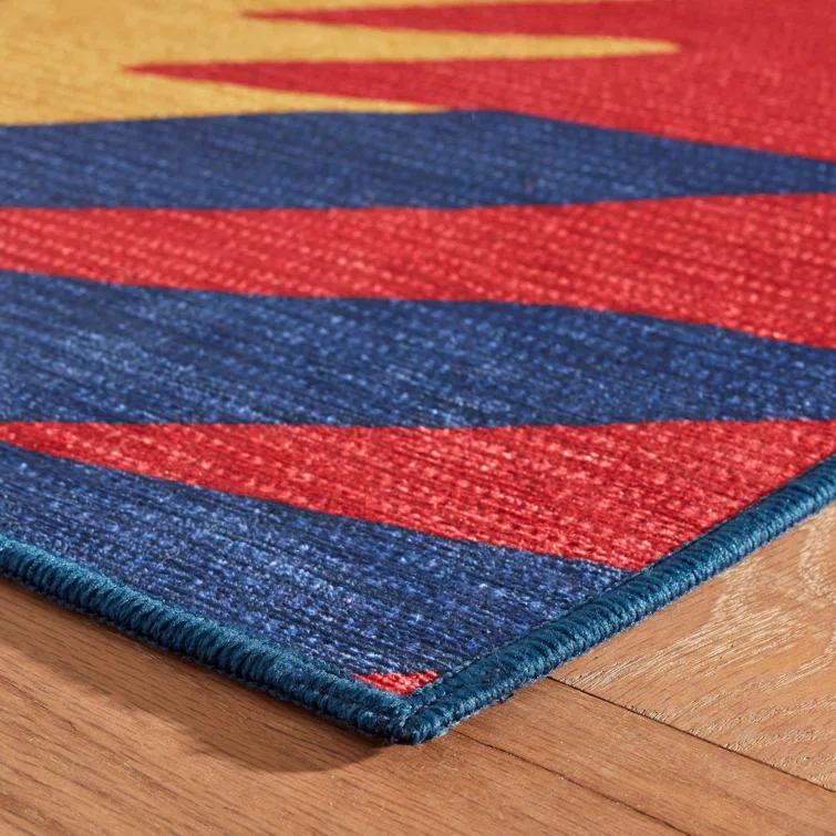 Dash and Albert Rugs Graphic Kit Kemp x Annie Selke Graphic Multi Machine Washable Rug