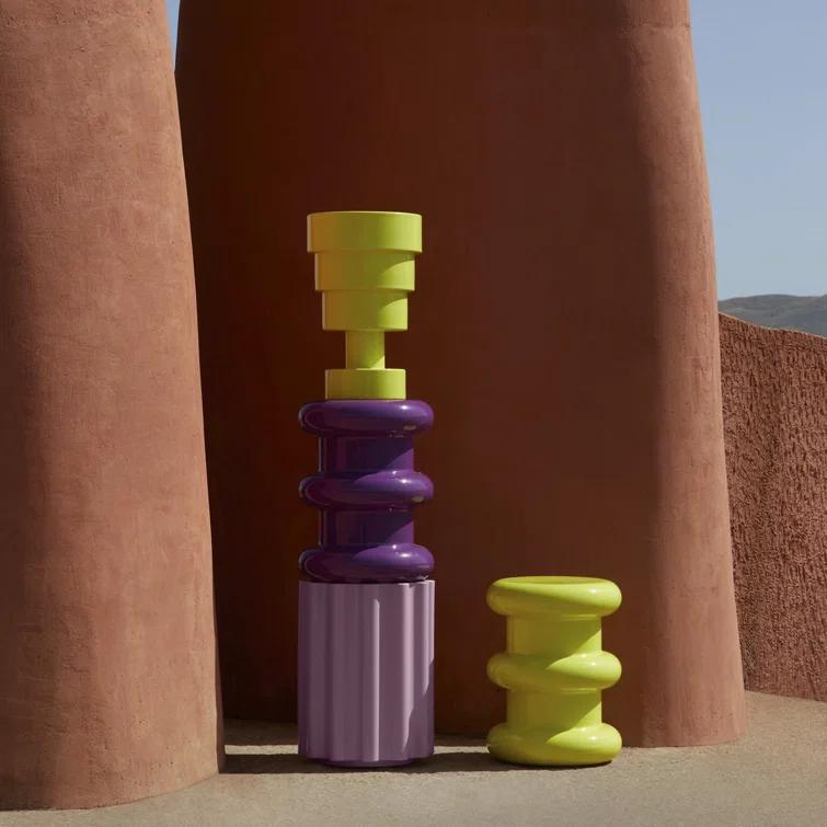 Colonna Plastic Accent Stool