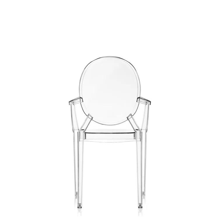 Louis Ghost Outdoor Stacking Dining Armchair