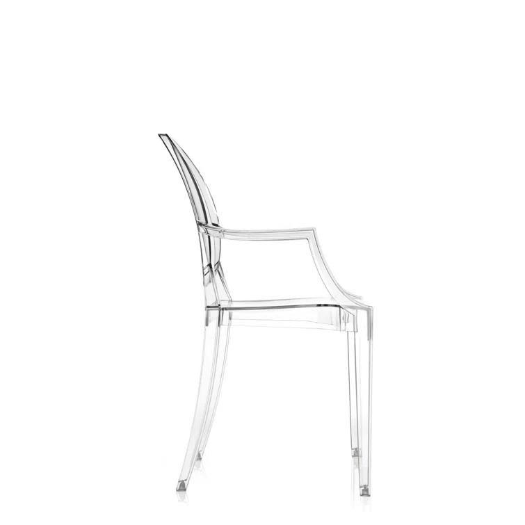 Louis Ghost Outdoor Stacking Dining Armchair
