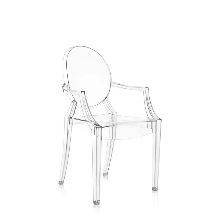 Louis Ghost Outdoor Stacking Dining Armchair