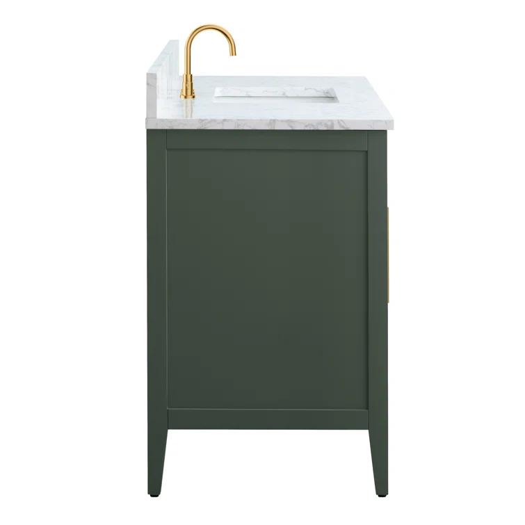48'' Single Bathroom Vanity with Engineered Marble Top