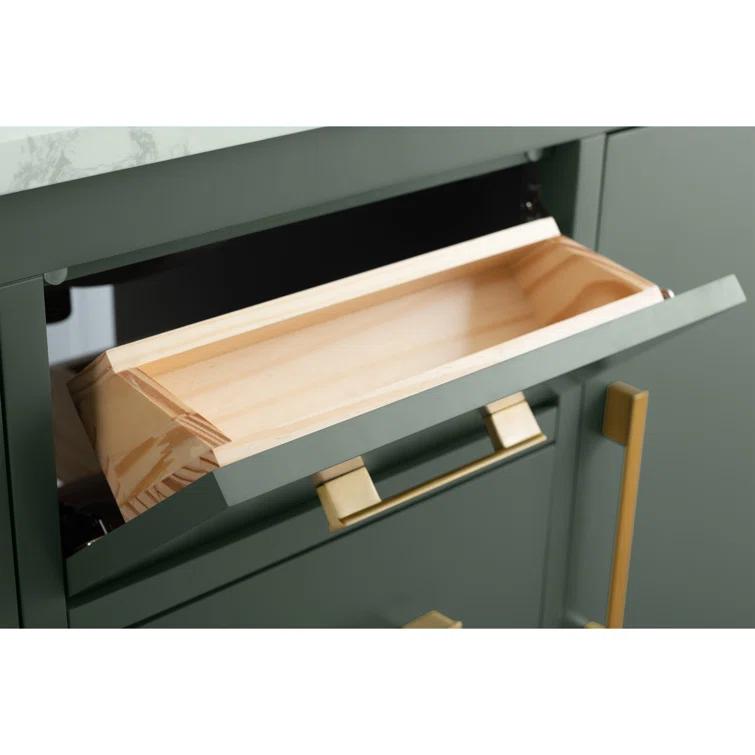 48'' Single Bathroom Vanity with Engineered Marble Top