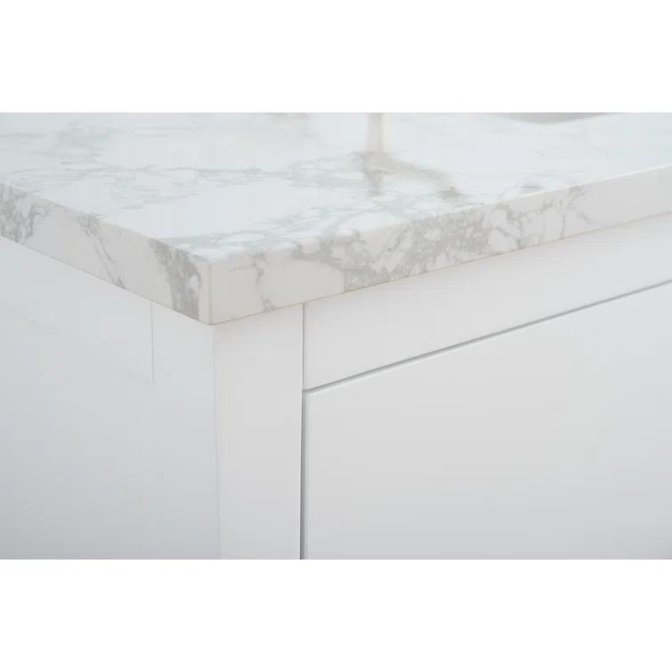 48'' Single Bathroom Vanity with Engineered Marble Top